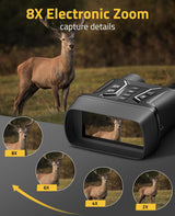 CVLIFE JackalHowl 4.5" Large Screen Night Vision Binoculars, view 5