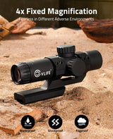 CVLIFE JackalHowl 4x30 Compact Rifle Scope, view 6