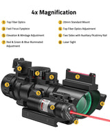 CVLIFE JackalHowl 4x32 Prism Compact Rifle Scope, view 2