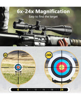 CVLIFE JackalHowl 6-24x50 AO Rifle Scope for Hunting, view 4
