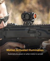 CVLIFE JackalHowl Red Dot Sight 2MOA Auto Off and Motion Awake Red Dot, view 2