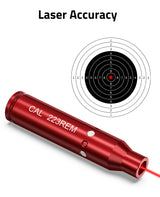 CVLIFE Laser Bore Sight 223/5.56mm Red Dot Boresighter with 2 Sets of Batteries, view 3