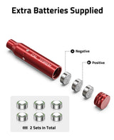CVLIFE Laser Bore Sight 223/5.56mm Red Dot Boresighter with 2 Sets of Batteries, view 4