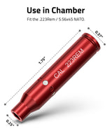 CVLIFE Laser Bore Sight 223/5.56mm Red Dot Boresighter with 2 Sets of Batteries, view 5