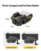 CVLIFE Laser Sight for Pistol with Handstop, view 4