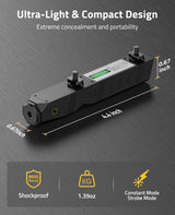 CVLIFE Laser Sight for Rifle Compatible with M-Lok Rail, view 4