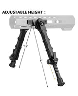 CVLIFE shoulder-mount Bipod Compatible with M-Rail with Two Point shoulder-mount Sling, view 2