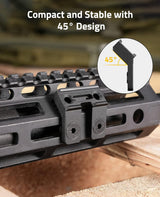 CVLIFE 45 Degree M-Rail Mount for Flashlight, view 2