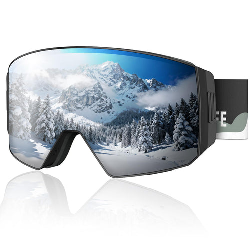 CVLIFE Magnetic Ski Goggles Over Glasses