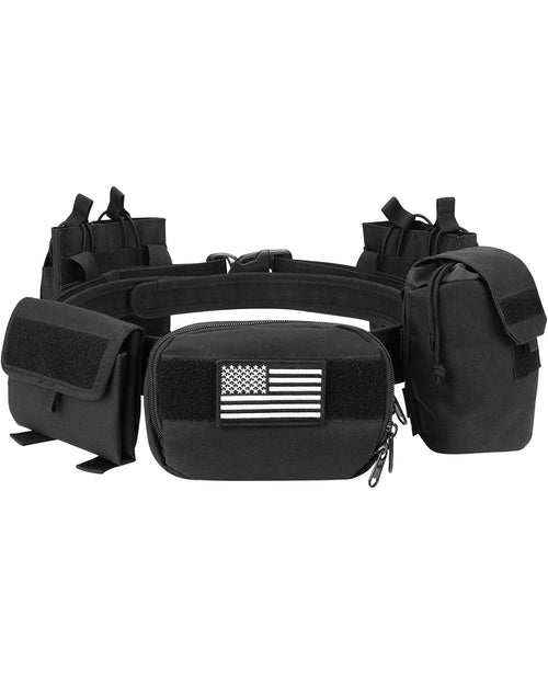 CVLIFE Men Battle Multifunctional 7 in 1 Duty Belt