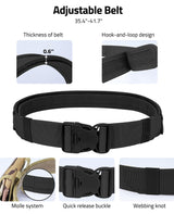 CVLIFE Men Battle Multifunctional 7 in 1 Duty Belt, view 4