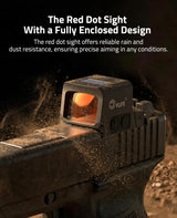 CVLIFE Multi Reticle Red Dot Sight - RMSC, view 3