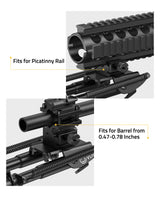 CVLIFE Bipod 6 to 9 inches shoulder-mount Bipod, view 3
