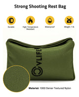 CVLIFE Rear Squeeze Bipod hunting Sand Bags for shoulder-mount, view 3