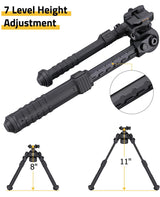 CVLIFE shoulder-mount Bipod Quick Release Picatinny Bipod, view 5