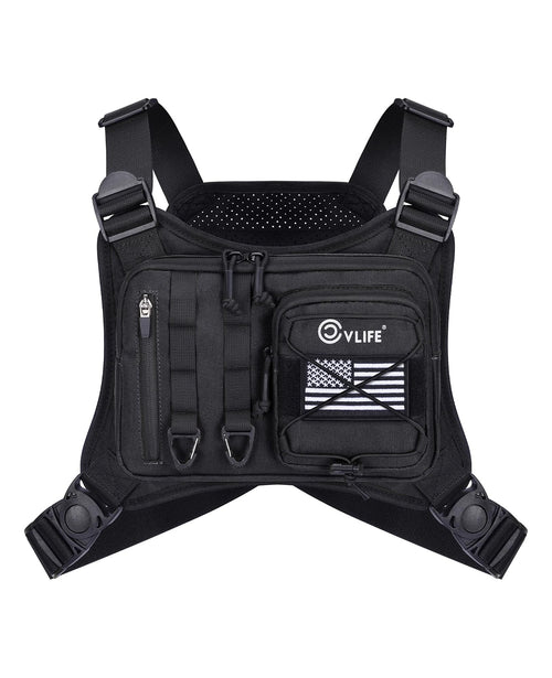 CVLIFE Outdoor Chest Bag Lightweight EDC Chest Rig Bag