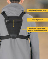 CVLIFE Outdoor Chest Bag Lightweight EDC Chest Rig Bag, view 2