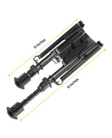 CVLIFE Picatinny Bipod Carbon Fiber Bipod, view 3