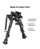 CVLIFE Picatinny Bipod Carbon Fiber Bipod, view 5