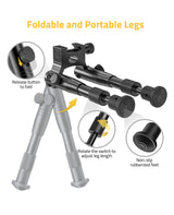 CVLIFE Picatinny Bipod with tube Clamp Adapter, view 4