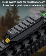 CVLIFE Picatinny Green/Red Laser Sight for Rifle, view 5