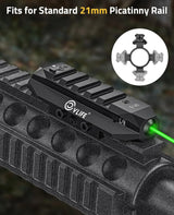 CVLIFE Picatinny Green/Red Laser Sight for Rifle, view 4