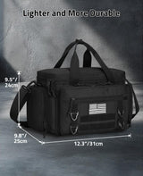 CVLIFE Pistol Range Bag for 4 Handguns with Lockable Zipper, view 5