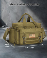 CVLIFE Pistol Range Bag for 4 Handguns with Lockable Zipper, view 6