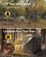 CVLIFE Portable 270 Degree Hunting Blind for Turkey Hunting, view 3
