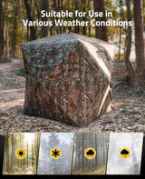 CVLIFE Portable 270 Degree Hunting Blind for Turkey Hunting, view 4