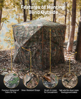 CVLIFE Portable 270 Degree Hunting Blind for Turkey Hunting, view 6