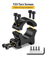 CVLIFE Precision 1 Inch Scope Rings Mount - 2 Pieces, view 4