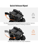 CVLIFE Quick Release Bipod for Hunting, view 5