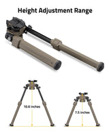 CVLIFE Quick Release Bipod Swivel Tilt Picatinny Bipod, view 5