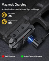 CVLIFE Rechargeable Compact Red/Green Laser Sight for Pistol, view 3