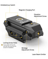CVLIFE Rechargeable Compact Red/Green Laser Sight for Pistol, view 5
