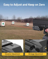 CVLIFE Rechargeable Compact Red/Green Laser Sight for Pistol, view 6