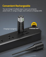CVLIFE Rechargeable Green/Red Bore Sight Laser Kit, view 2