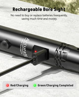 CVLIFE Rechargeable Red/Green Laser Boresighter Kit for .17-12GA, view 2