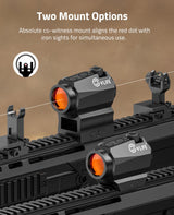CVLIFE JackalHowl Red Dot Sight Shake Awake Dot Sight 2 MOA Red Dot Optics, view 4