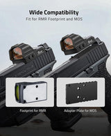 CVLIFE WolfCovert Red Dot Sight with Motion Awake and Adapter Plate for MOS, view 2
