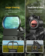 CVLIFE FoxSpook Red Green Dot Sight Scope Dot Sight, view 6