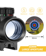 CVLIFE FoxSpook Red Green Dot Sight Scope Dot Sight, view 3
