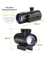 CVLIFE FoxSpook Red Green Dot Sight Scope Dot Sight, view 5