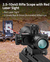 CVLIFE Red Green Illuminated Mil-dot Scope, view 4