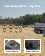 CVLIFE Red/Green Laser Sight Compatible with Low Profile Picatinny Rail, view 5