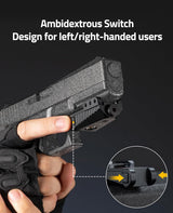 CVLIFE Red/Green Laser Sight Compatible with Low Profile Picatinny Rail, view 6