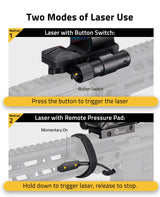 CVLIFE Red Laser Pressure Pad Switch with 4 Reticle Optics, view 6