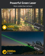 CVLIFE Rifle Laser Sight Compatible with Picatinny Rail, view 3