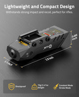 CVLIFE Rifle Laser Sight Compatible with Picatinny Rail, view 4